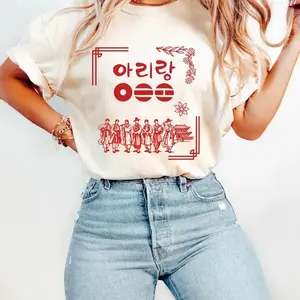 Arirang World Tour T-Shirt, K-Pop Hanbok Culture fan Graphic Tee Concert Fan Shirt, Friend Gift D09