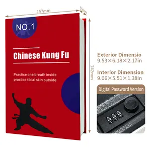 Discreet Hidden Book Safe Box – Combination Lock for Dorm, Home, Travel – Secure Cash, Jewelry & Documents  money piggy bank