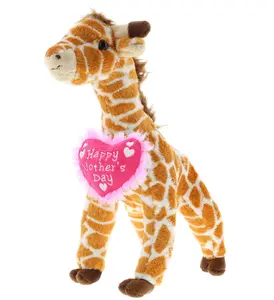 DOLLIBU Hypoallergenic Giraffe Stuffed Toy - Super Soft Small Wild Animal Plush, Suitable for Ages 0+, Mothers Day Gift