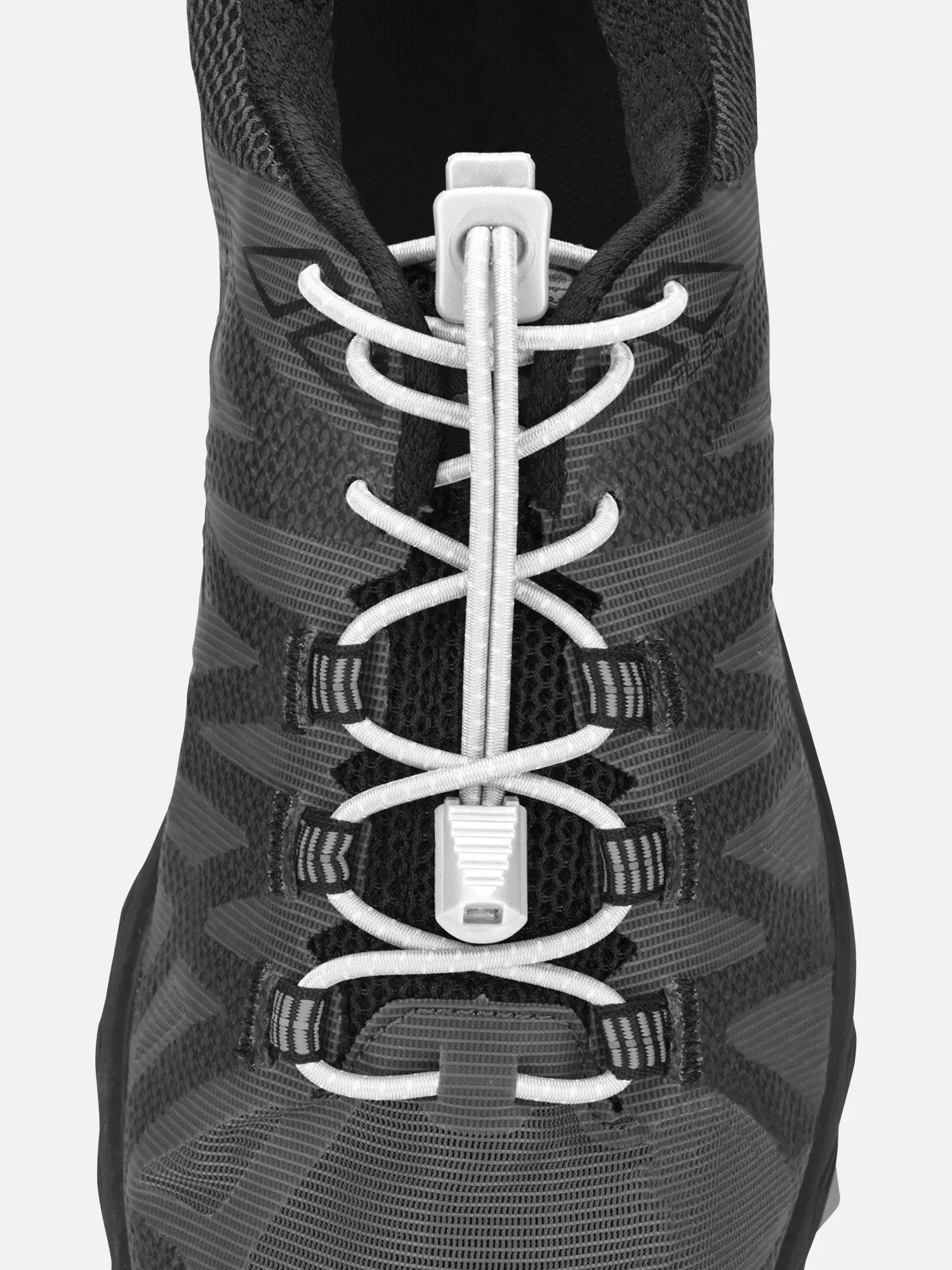 NATHAN Elastic Shoelaces - Super-Secure, Ultra-Grippy No-Tie Laces for Training Shoes, Athletic Footwear - Elastic Laces for Sneakers Ideal for Runners, Kids