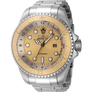 Invicta Men's 44746 Hydromax  Quartz 3 Hand Gold Dial Watch