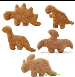 Special dinosaur chicken pillow soft wrinkle resistant dinosaur chicken block plush toy doll hot gift