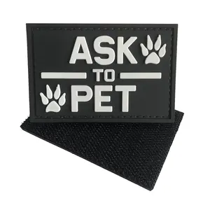 'Ask To Pet' Patch (PVC)
