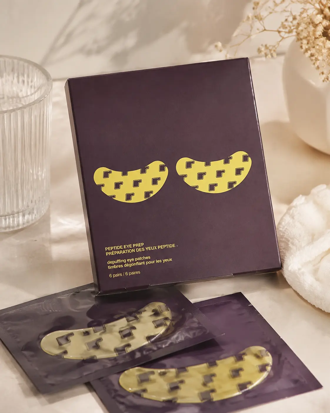 Peptide Eye Patches – Hydrating Under Eye Mask for a Fresh, Smooth & Radiant Look