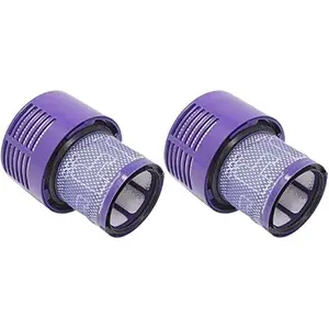 HEPA FILTER Replacement 969082-01 Compatible with DYSON Cyclone V10 Absolute - Animal - Motorhead - Total Clean - SV12 SV27 (2 Pack)