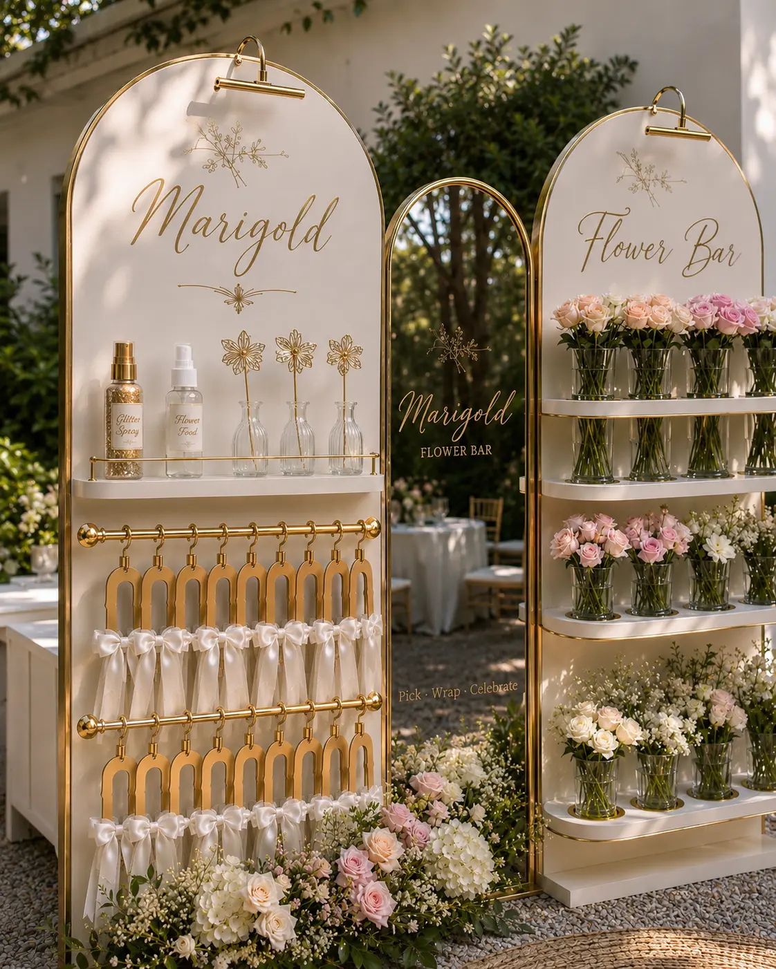 Marigold Luxury Flower Bar Rental – NYC & Long Island