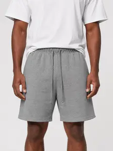 Deep Gray Men's Baggy Sweat Shorts Cotton Fleece  Athletic Shorts Pro Workout Gym Lounge Shorts for Mens with Pockets