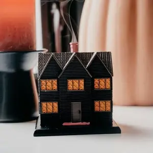 Detachable Halloween Incense Burner, Vintage Magic Theme Incense Holder, Gothic Home Decor, Collectible Craftsmanship