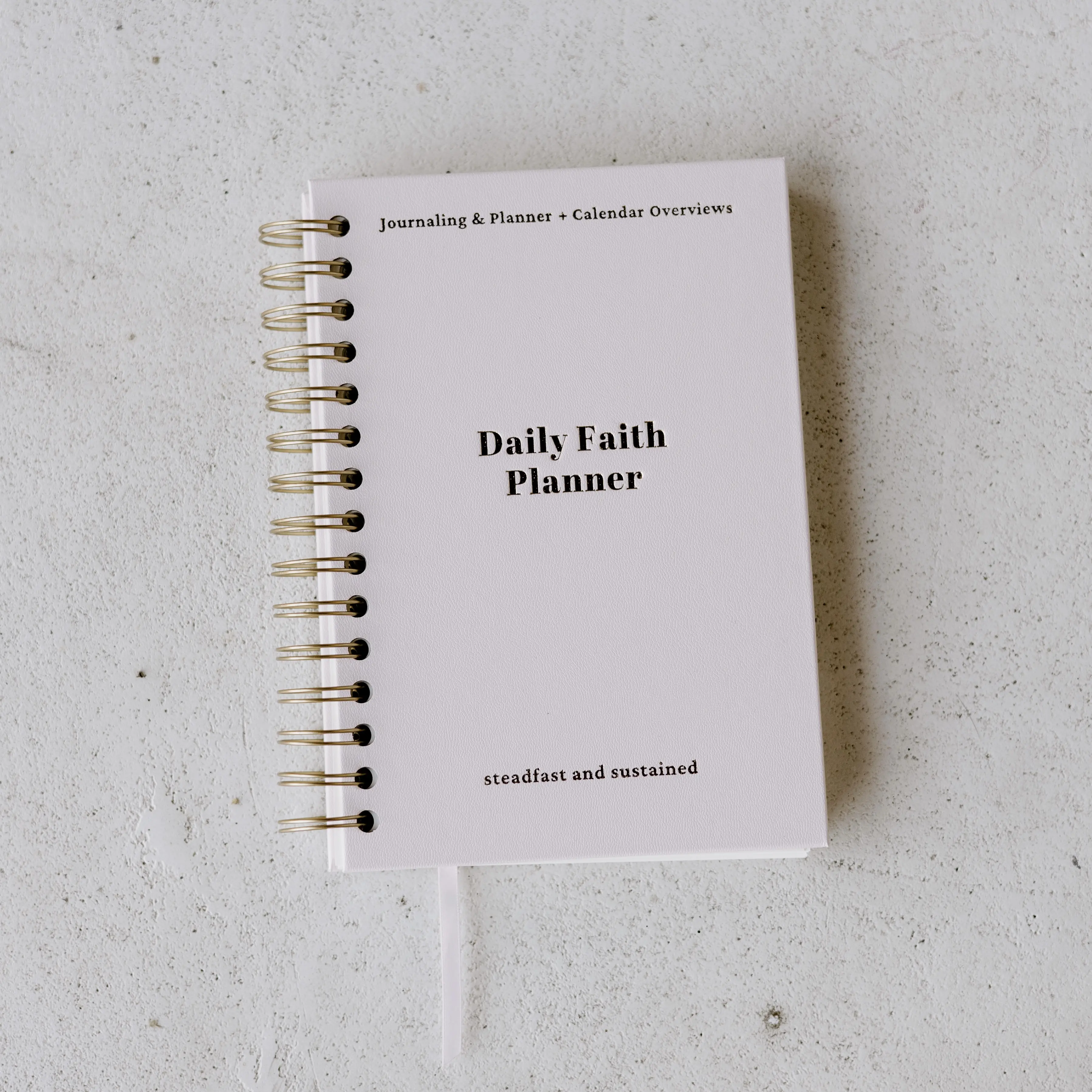 Daily Faith-Based Planner - Devotional Journaling Prompts, Calendar Planning, and Daily Planning - by Steadfast and Sustained