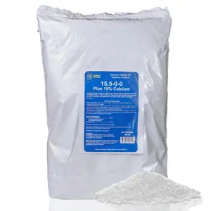 Supply Solutions Calcium Nitrate 15.5-0-0 + 19% Ca Fast-Acting Water Soluble Fertilizer for Vegetables, Fruits, and Hydroponics - 5 Pounds