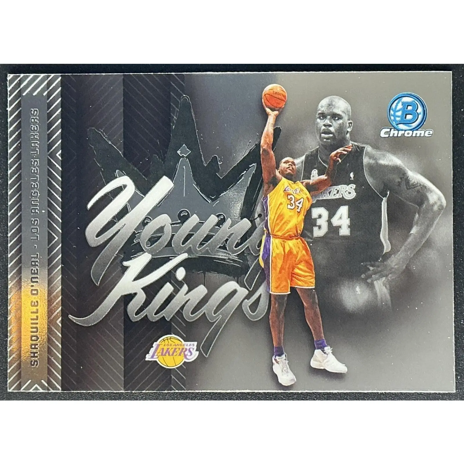 SHAQUILLE O'NEAL 2025-26 BOWMAN #YK-19 CHROME YOUNG KINGS LAKERS
