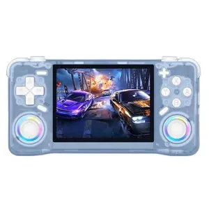 Old Arcade Retro Handheld Video Game Console - Open-Source Linux Device, 3.5-inch Full-Lamination Screen, 18000+ Classic Games, 4000mAh Battery, Wireless Joystick, Haptic Vibration, Portable Media Control (Glacial Blue)