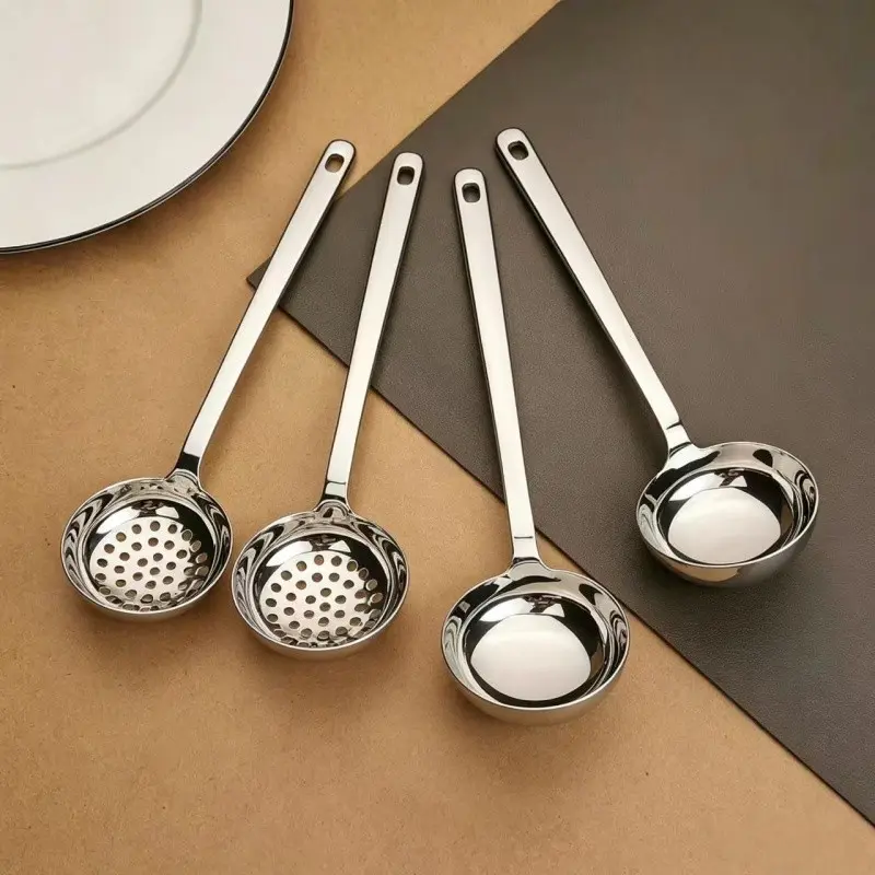 Food-Grade Stainless Steel Cutlery Tableware, Durable and Rust-Resistant, Ideal for Cooking and Serving, Suitable for Home and Commercial Use, Utensils Included