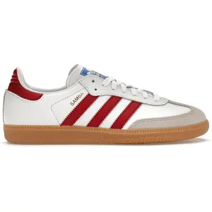 adidas Samba OG White Burgundy Gum