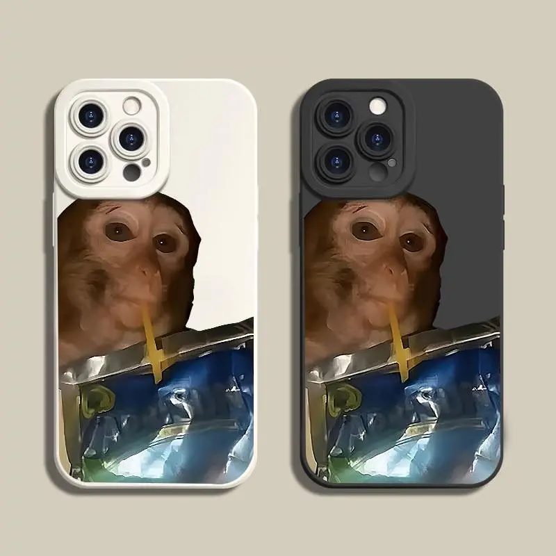 TPU Soft Silicone Phone Case - Cute Monkey & Funny Clown Patterns, Shockproof Full Protection for iPhone 17,16,15 Pro Max,14,13,12,11,X,Plus,Air - Smartphone, Cellphone, Handheld Devices Accessory