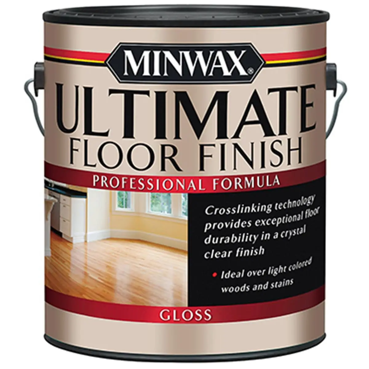 212 MAIN Minwax 131010000 Water-Based Gloss Floor Coating, 2-Gal Pack, Low Odor, Fast Re-Coating (for Automotive & Motorcycle Paint Care)