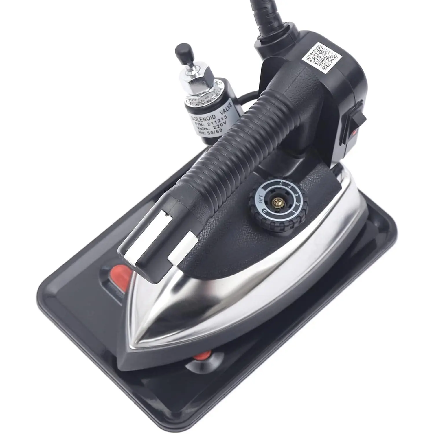 Sturdy Corded 1200W Industrial Electric Garment Steamer, Professional US Standard Clothes Steamer with 3L Water Tank, 60-220℃ (140-428°F) Temp Range for Factories, Hotels, Handheld Steamer Iron