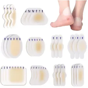 30 Pack Ultra-Thin Hydrogel Blister Bandages, Waterproof Gel Pads for Fingers Toes and Heels, Pain Relief and Healing Solution, Foot Care Product