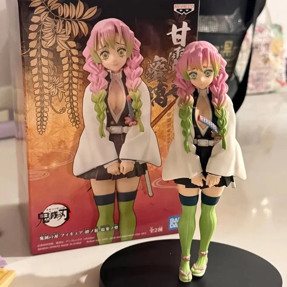 Anime Demon Slayer Kimetsu no Yaiba Figure 15cm Kochou Shinobu Kanroji Mitsuri Plum Rain Series Action Model Toy Gift