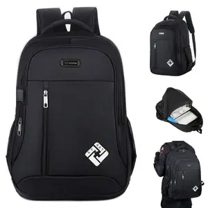 18-Inch Large Anti-Theft, Slim, Sturdy Business Laptop Backpack, Black for Daily Travel
