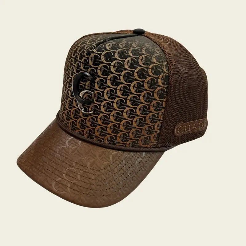 Gorra Cuadra Snapback Marrón CP008