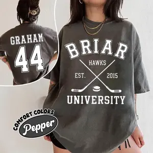 Briar University Graham 44 Shirt, Off-Campus Crewneck, Hockey Romance Shirt, Briar U Sweatshirt, Campus Hockey