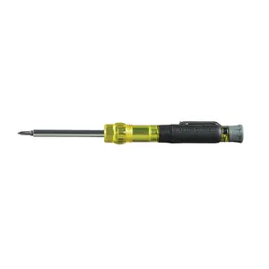 Precision Screwdriver, Precision HVAC 3-in-1 Pocket Screwdriver with Schrader Bit, Klein Tools 32613