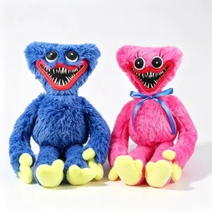 40cm Poppy Playtime Huggy Wuggy Plush Doll, Soft Stuffed Animal, Large Huggable Companion Toy, Ideal Birthday Holiday Gift for Kids & Game Fans