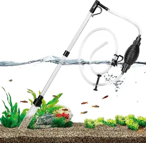 hygger Gravel Vacuum for Aquarium, Aquarium Siphon Vacuum Cleaner for Fish Tank Gravel and Sand Cleaning, Remove Dirt, Water Change, Aquarium Gravel Cleaner with Adjustable Water Flow
