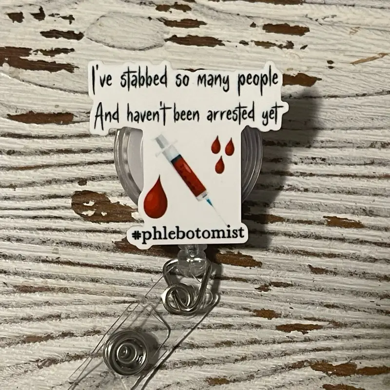 Phlebotomist Badge Reel