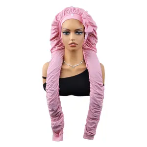 YGwigs 2-in-1 Pantyhose Bonnet for Sleeping | Long Hair & Braids Protection | Breathable, UV Shield & Water-Resistant Sleep Cap