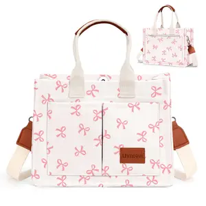 Canvas Tote Bag for Women, Large Work Purses Bible Tote