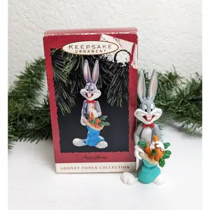 Vintage Bugs Bunny Hallmark 1993 Christmas Ornament