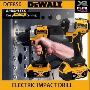 DEWALT DCF887 Brushless Cordless Impact Drill LED Light 20V Lithium Battery High Torque 3250RPM  Screwdriver Electric Tools