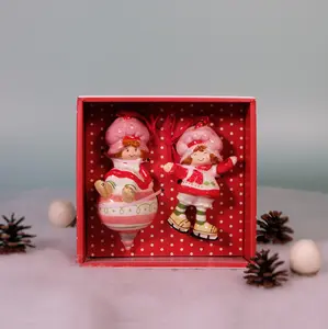 Strawberry Shortcake Berry Bliss Holiday Cheer Ornament Set of 2