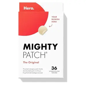 Mighty Patch Original Hydrocolloid Acne Pimple Patch - 36 Count, Vegan-friendly, Skin Repair, Matte Finish