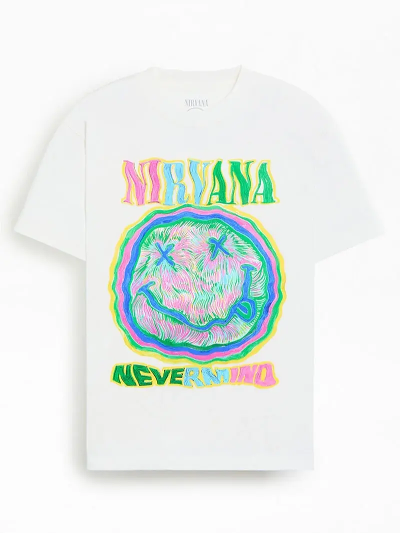 Nirvana Smiley Face T-Shirt, Sweatshirt, Hoodie