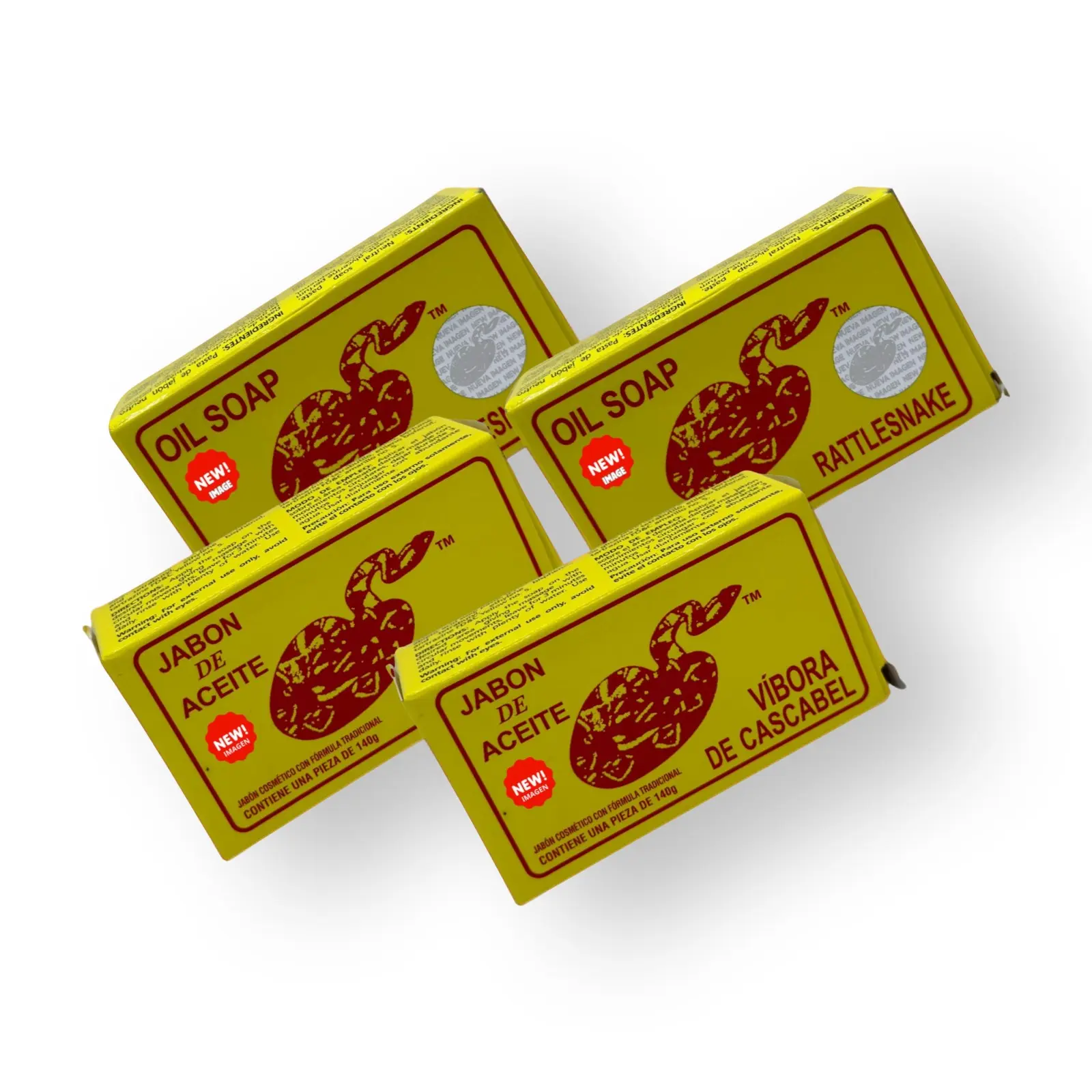 4 Pack Facial Cleansing Bar Soap 140g (4.23 oz) – Jabón Limpiador y Reparador Facial – Purificante Intenso para Piel Grasa o con Tendencia a Imperfecciones