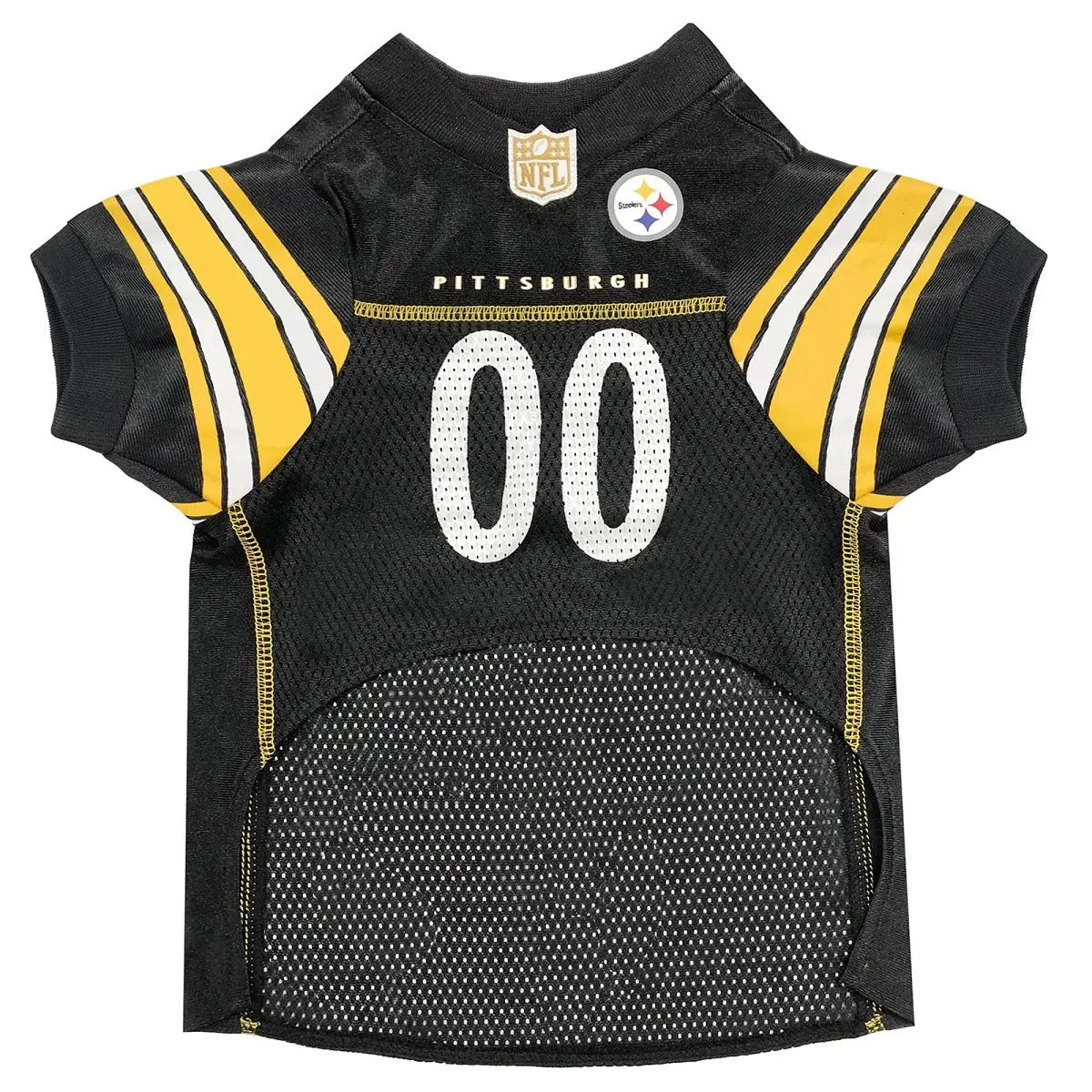PITTSBURGH STEELERS MESH JERSEY FOR DOGS AND CATS PITTSBURGH STEELERS MESH JERSEY FOR DOGS AND CATS