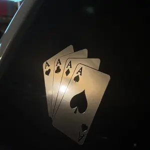 High Quality 4 Aces Quality Vinyl Car Window Sticker