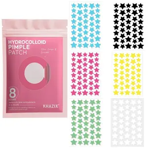 240pcs Star Water Gel Facial Patches for Day and Night Use, Perfect Fit to Cover Blemishes, Acne, and Scars, Multiple Colors and Styles Available