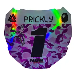ODI Plate Decal — Pink Designer Camo (Holographic Chrome)