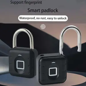 Smart Fingerprint Security Lock Storage Cabinet, Waterproof No Rust Keyless Digital Door Lock, Ip67, Suitable for Luggage, Cabinets, Office Doors, Trunk, Easy To Unlock, Anti Theft Lockable