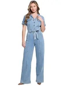 GUESS Female Eco Parker Denim Jumpsuit