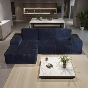 【2 Packages Shipping】Weaxty Glitter L Shaped Boneless Couch with Ottoman, Sparkly Velvet Modular Sectional Sofa with Chaise for all Season, Fully Assembly, Pet Friendly, Morden&Vintage Y2K Shimmer