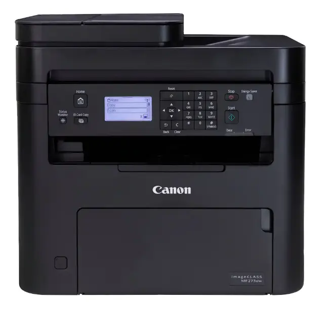 Canon imageCLASS MF273dw Wireless Black and White Printer, All-in-One Laser Printer, Black, Monochrome Printer, Home Office Printer, Desktop Laser Printer, Wireless Printer