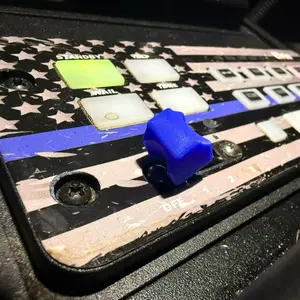 Replacement Emergency Light Toggle Switch Knob Cover for Police Car 3D Printed Lot of 4 Pieces Secure Fit