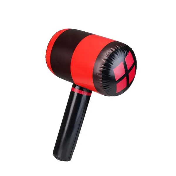 Inflatable Black and Red Clown Mallet Prop
