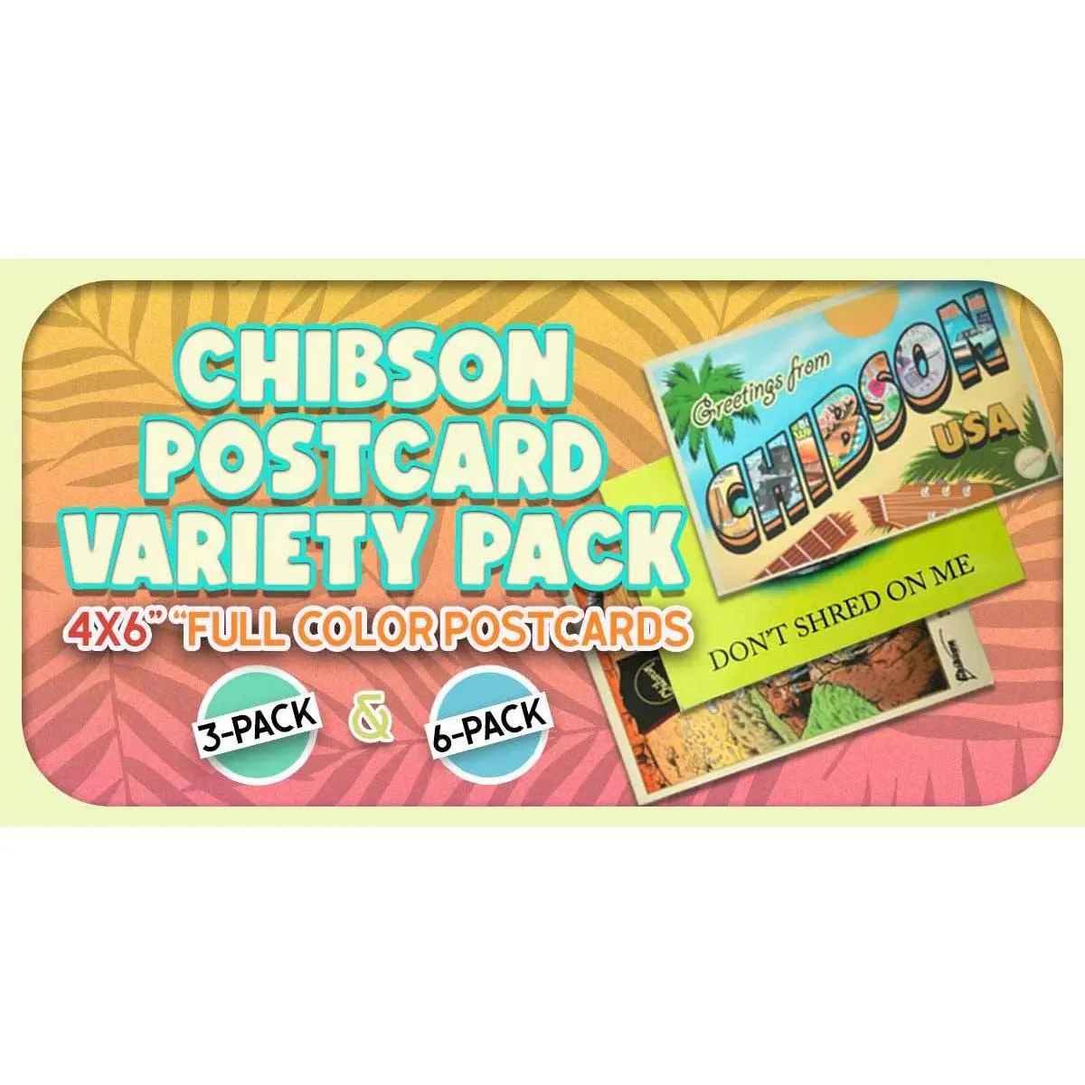 Chibson Postcard Variety Pack (3 & 6 Packs)