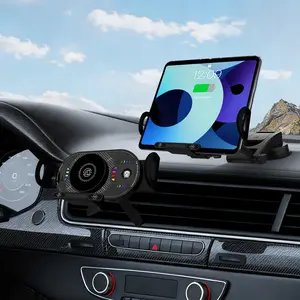 Phone Holder Car Mount 15W Wireless Fast Charging , 90° Rotating Air Vent Mount Compatible with Foldable Phones & Large Screen Smartphones, Super Stable Hook Clip Design for iPhone, Samsung, Google and More